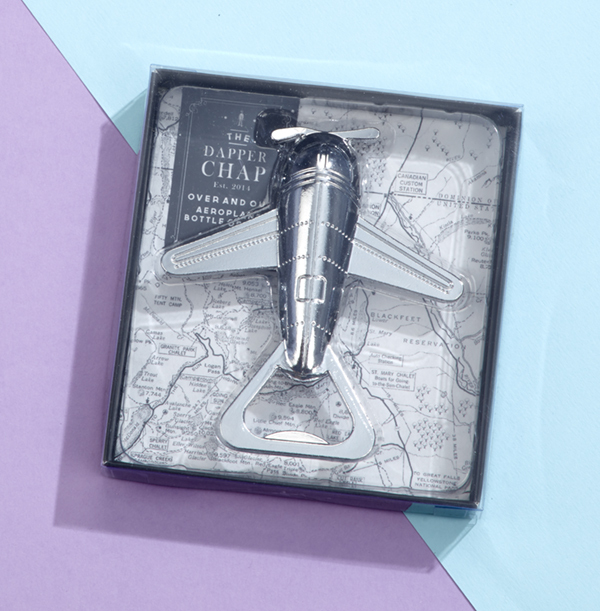 Dapper Chap 'Over and Out' Airplane Bottle Opener