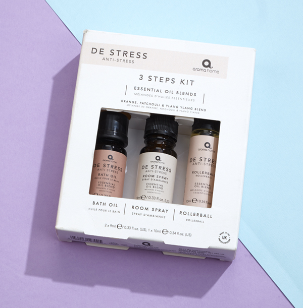 De-Stress Aromatherapy Essential Oils Kit