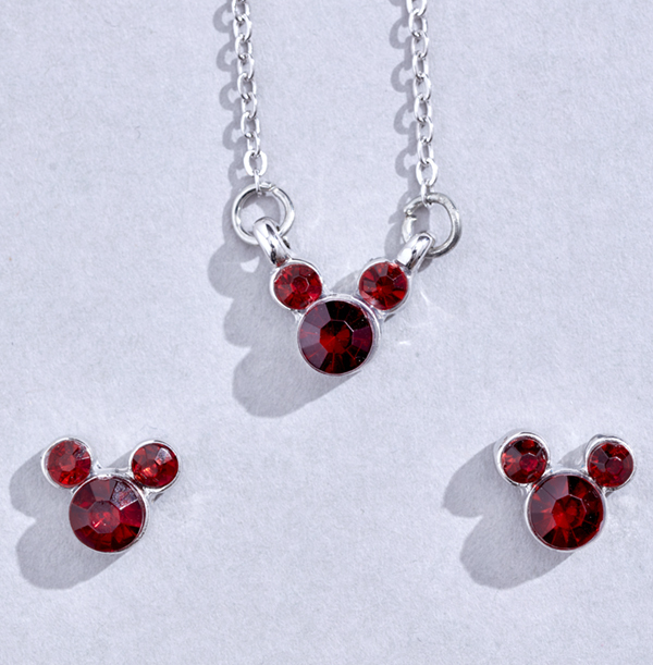 Disney January Birthstone Mickey & Minnie Set