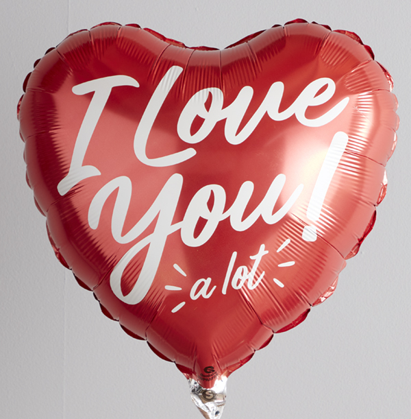 I Love You A Lot Inflated Balloon