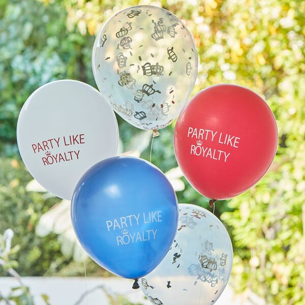 Party Like Royalty Confetti Balloon Bundle