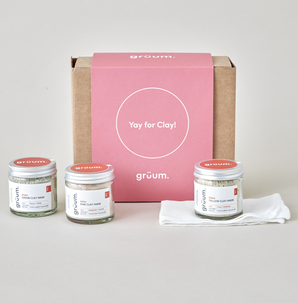 Gruum Clay Mask Gift Set