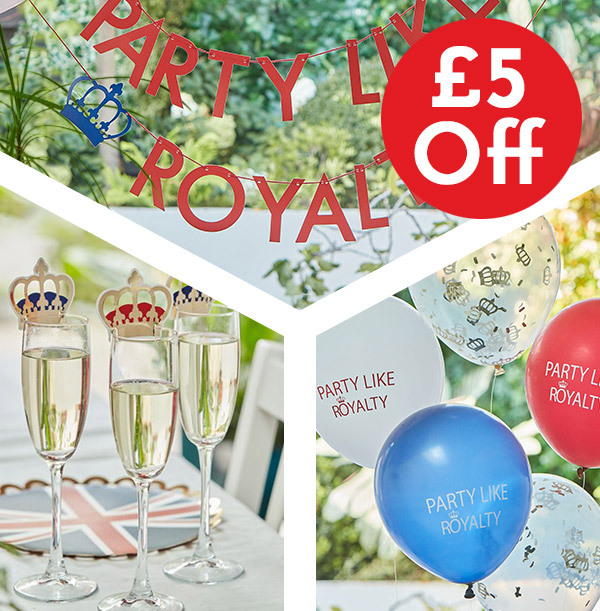'Party Like Royalty' British Summertime Party Pack WAS £21.99 NOW £16.99