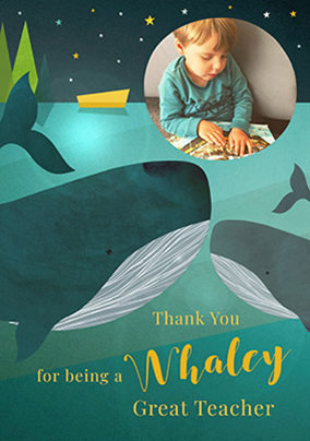 Whaley Great Teacher Photo Card