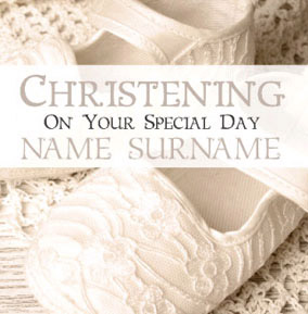 Antique Sentiment - Christening