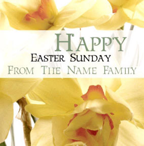 Antique Sentiments - Easter Daffodils