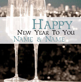 Antique Sentiments - New Year Glasses