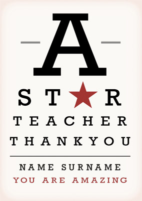 At First Sight - A Star Teacher