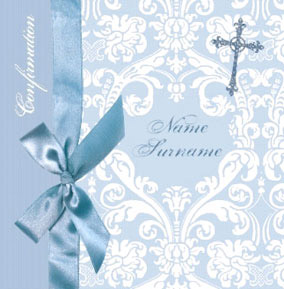 Baroque Ribbon - Confirmation Boy