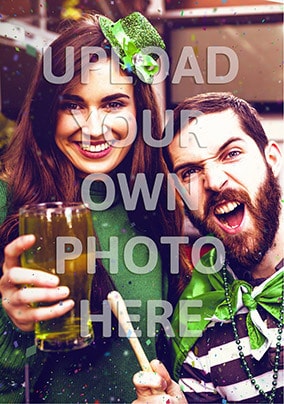 St Patrick's Day Full Photo Card