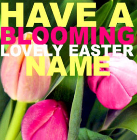 Big Words - Easter Tulips