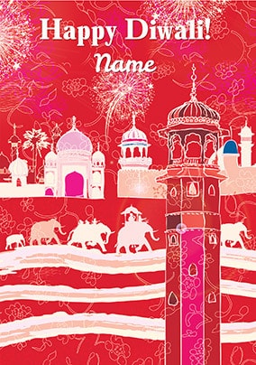 Diwali Personalised Card