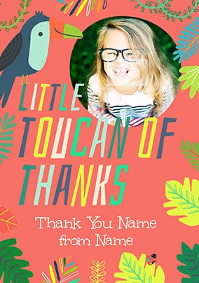 Toucan Of Thanks Photo Card