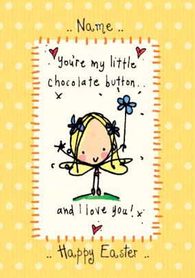 Juicy Lucy Dots - Easter Button