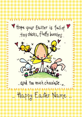 Juicy Lucy Gingham - Easter Chicks