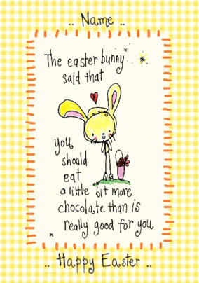 Juicy Lucy Gingham - Easter Chocolate