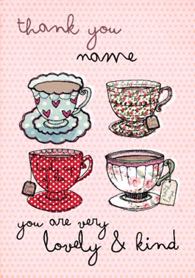 Just A Note - Thank You Cups