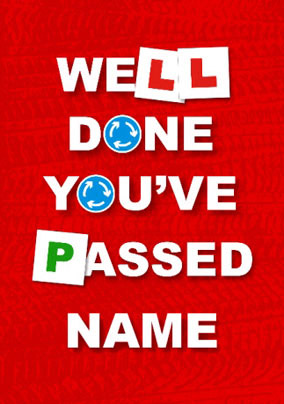 Lucky Plates - Driving Test Well Done