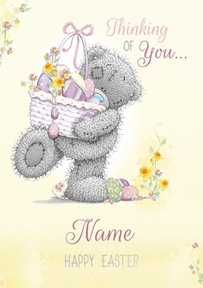 Me To You - Thinking Of You Personalised Easter Card