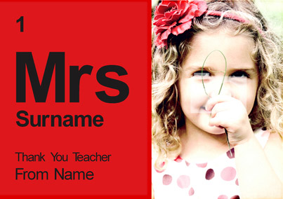 OMG - Thank You Mrs Teacher