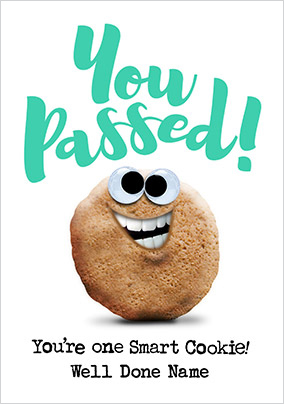 You're One Smart Cookie Personalised Card