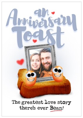 Anniversary Toast Photo Card