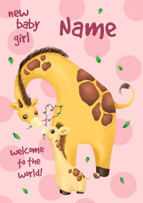 Baby Giraffe - Baby Girl
