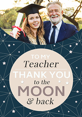 To My Teacher - Thank You Photo Card