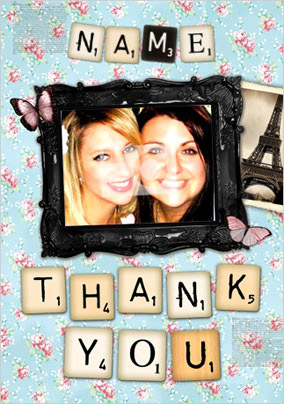 Love Scrabble - Thank You Photo Upload