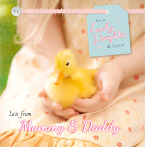 Carlton - Easter Card Lovely Daughter at Easter