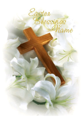 Forget Me Not - Easter Cross