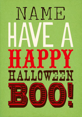 Word Play - Halloween Boo