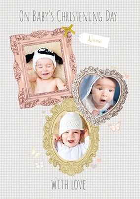 Christening Day With Love Card