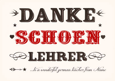 Alpha Betty - Danke Schoen Lehrer
