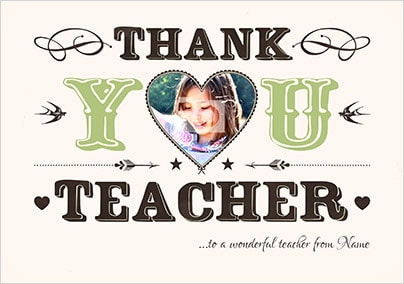 Alpha Betty - Thank You Teacher Photo