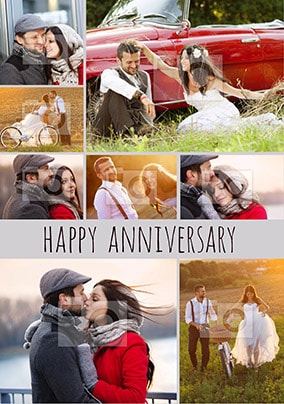 Multi Photo Anniversary Card