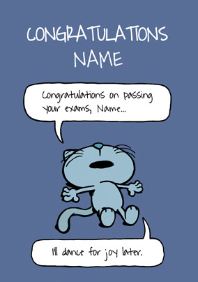 Cattitude - Congratulations on passing your Exams