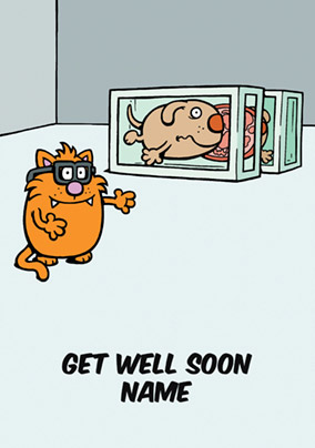 Learn to Speak Cat - Get Well Soon Card Damien Hirst