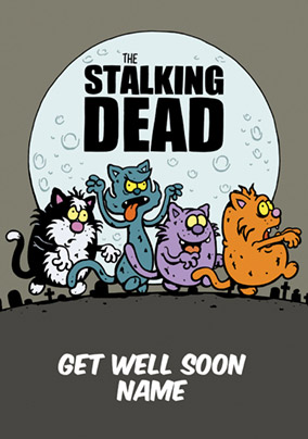 Learn to Speak Cat - Get Well Soon Card The Stalking Dead