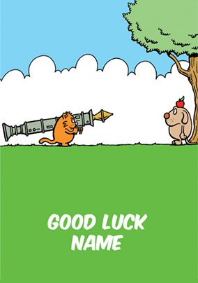 Learn to Speak Cat - Good Luck Card Rocket Launcher