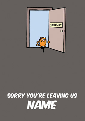 Learn to Speak Cat - Leaving Card Curiosity Door