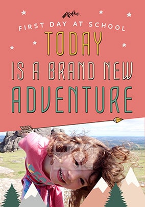 A Brand New Adventure Photo Card