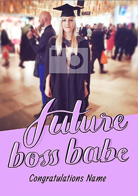 Future Boss Babe Photo Card