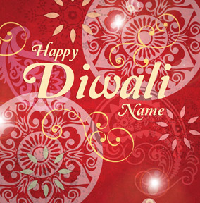 Diwali - Red Pattern