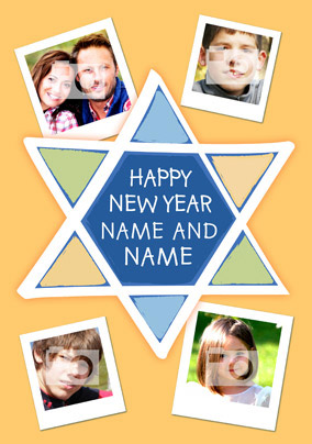 New Year - Star of David Photo Upload