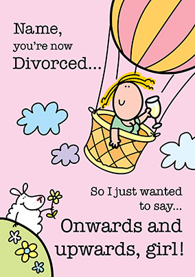 Lemon Squeezy - Divorce Card Onwards & Upwards