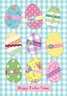 Abacus - Easter Eggs Gingham