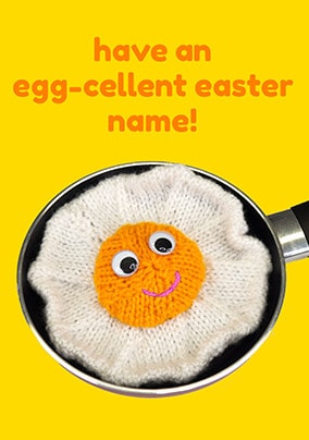 Egg-Cellent Easter Personalised Card