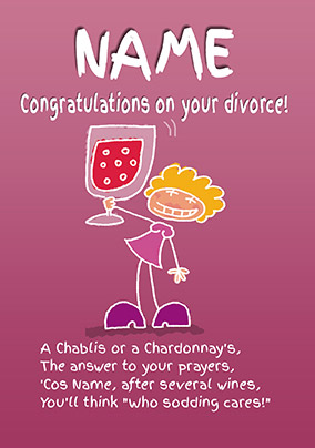 Emotional Rescue - Divorce Card Congratulations!