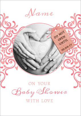 Essentials - Baby Shower Card Photo Upload
